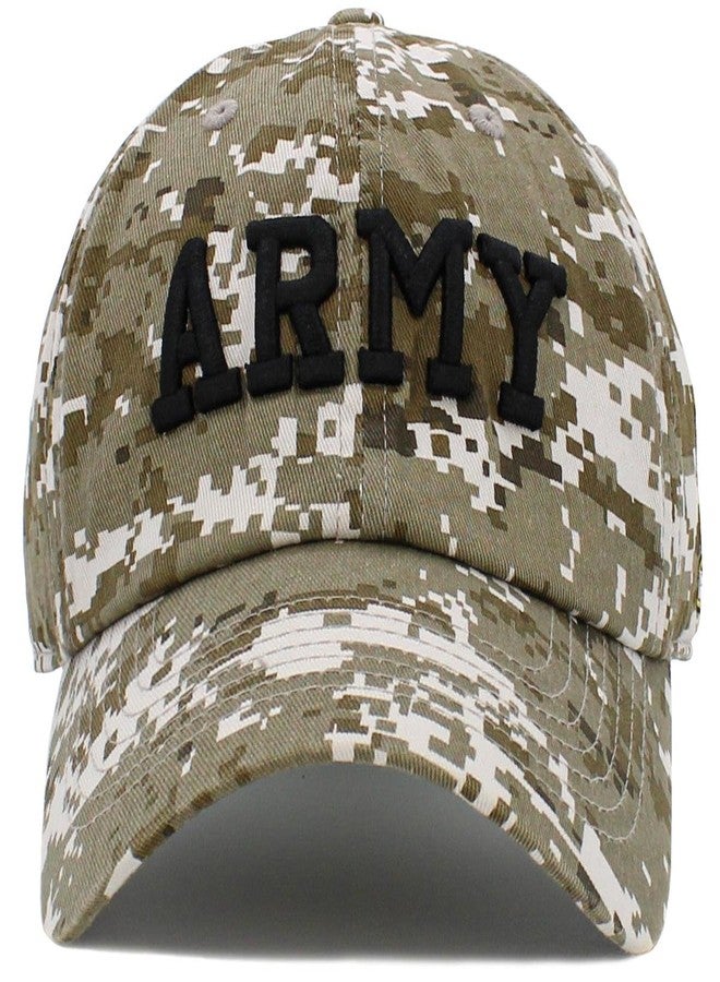 KBETHOS KBARMY-021 DIGI-CIT US Army Official Licensed Premium Quality Vintage Distressed Veteran Military Star Baseball Cap - Image 1